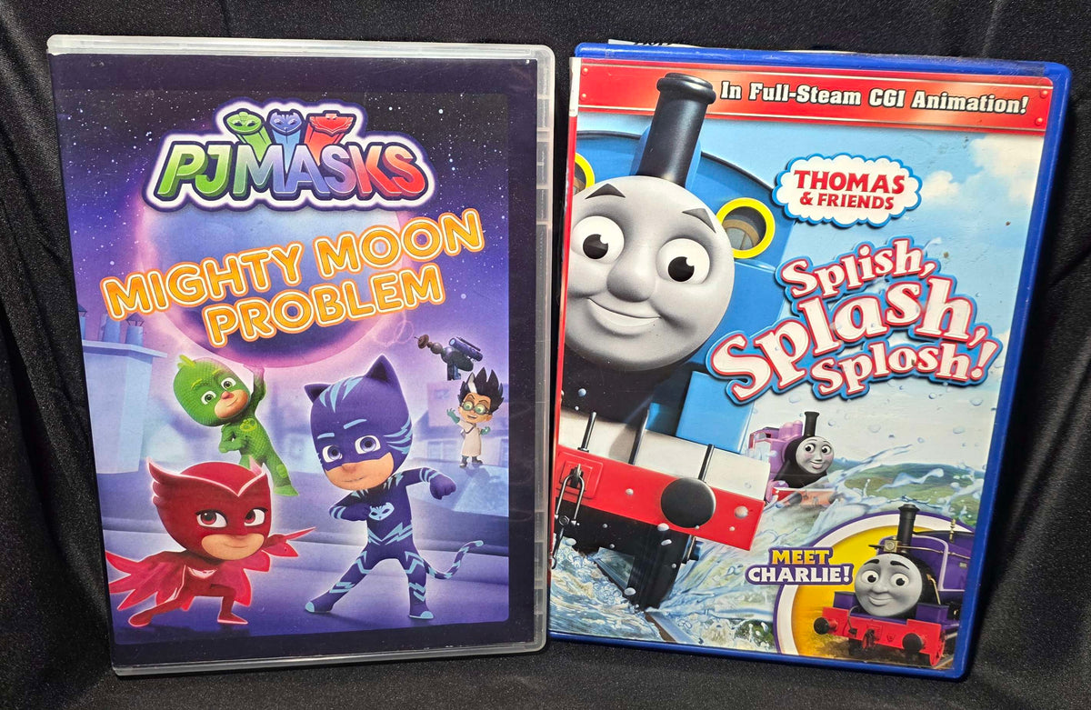 PBS Kids & Family DVD Bundle (Lot of 6) - Curious George, Thomas, PJ Mask