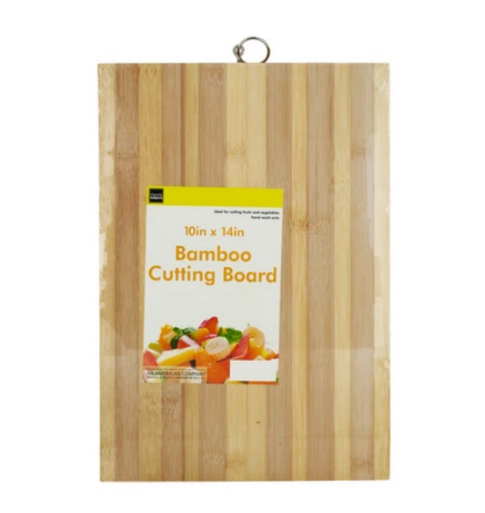 Striped Bamboo Cutting Board